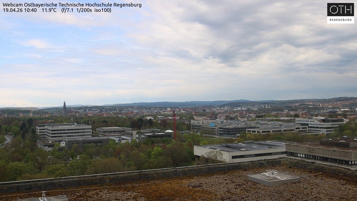 Archived image Regensburg - Webcam OTH