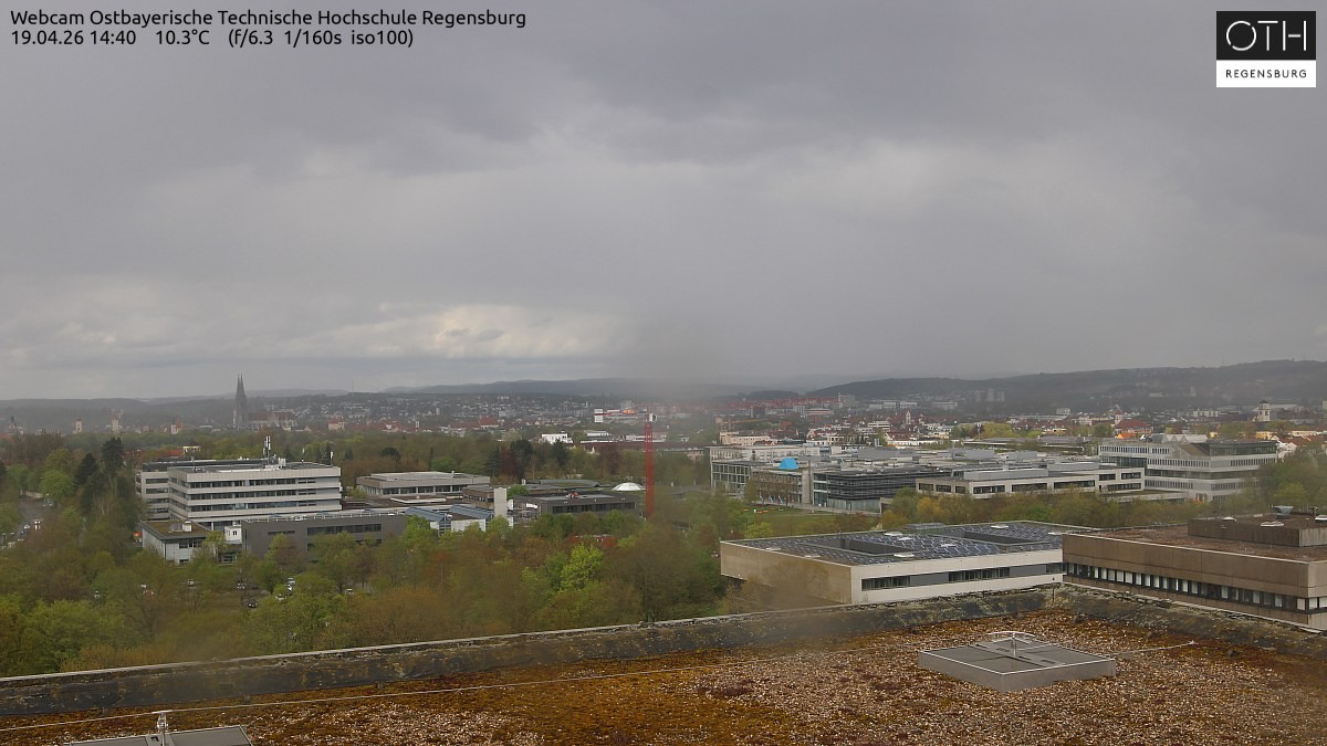 Archived image Regensburg - Webcam OTH