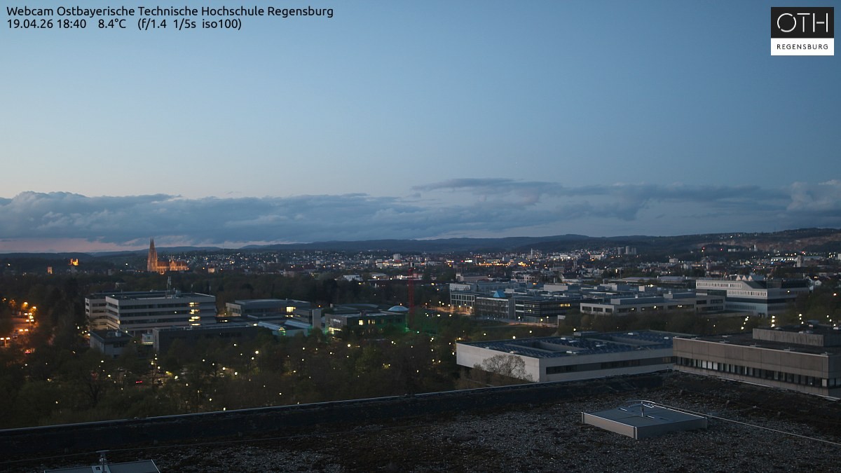 Archiv Foto Webcam Regensburg: Technische Hochschule