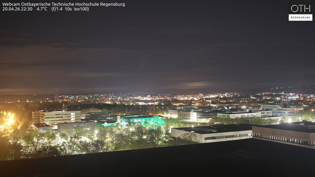 Archiv Foto Webcam Regensburg: Technische Hochschule