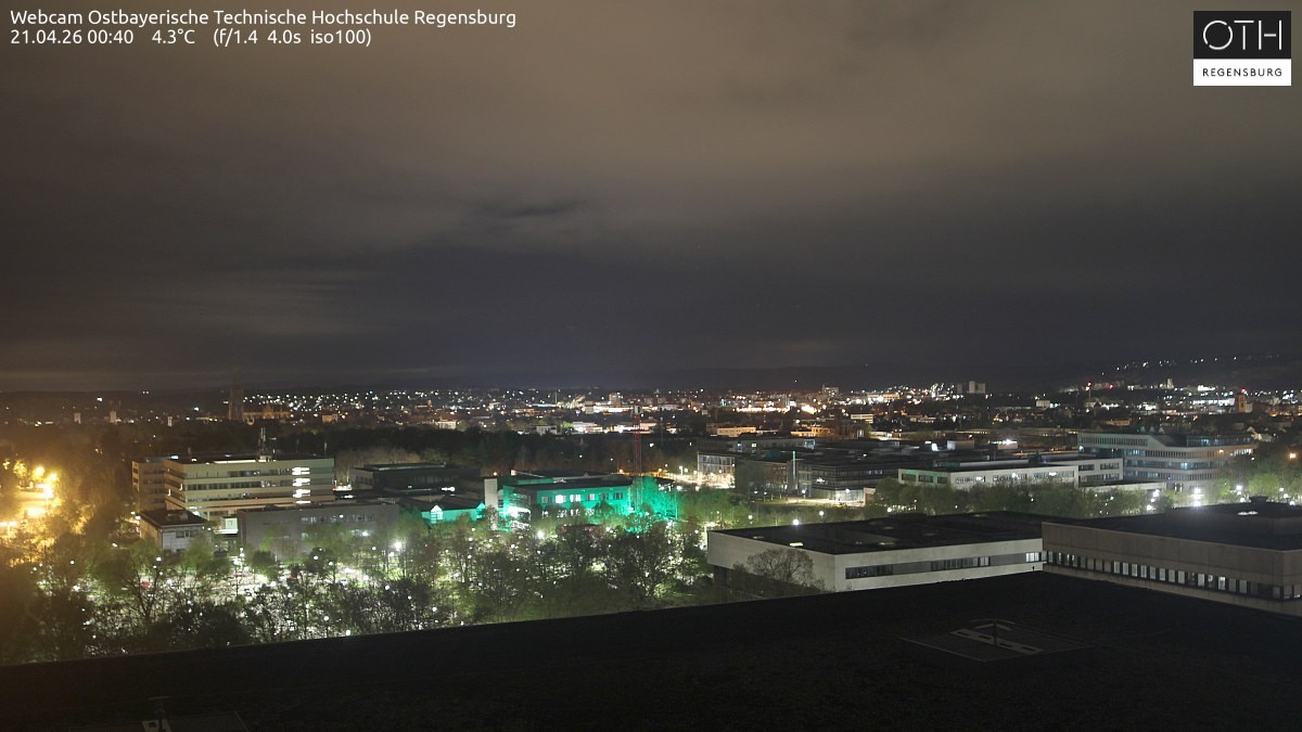 Archiv Foto Webcam Regensburg: Technische Hochschule