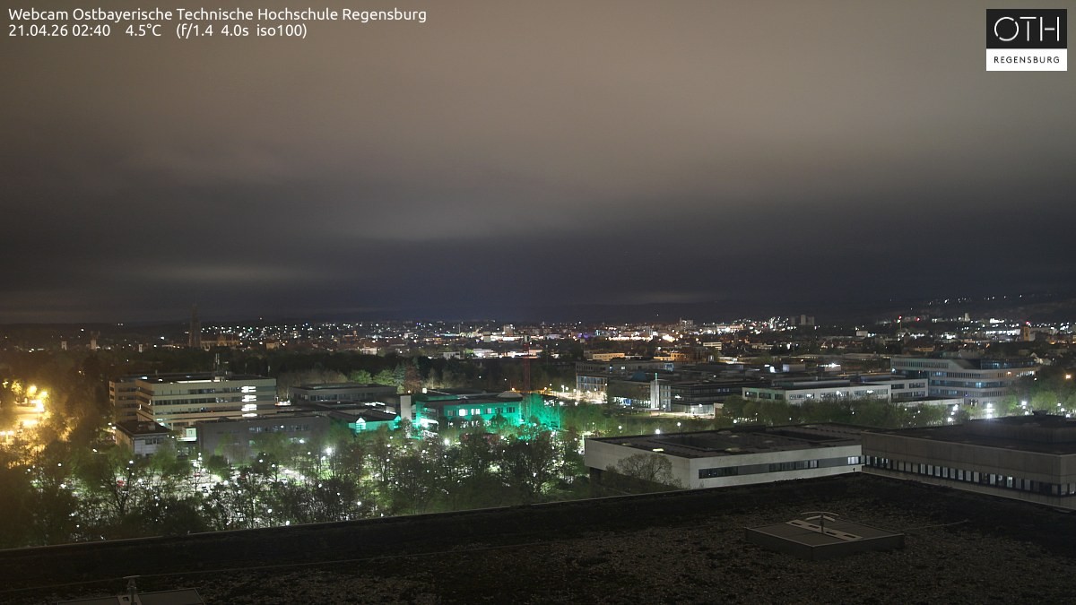 Archiv Foto Webcam Regensburg: Technische Hochschule