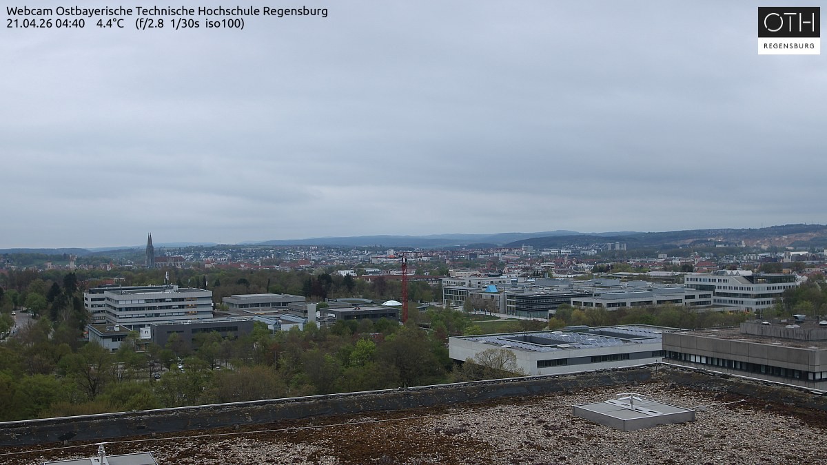 Archiv Foto Webcam Regensburg: Technische Hochschule