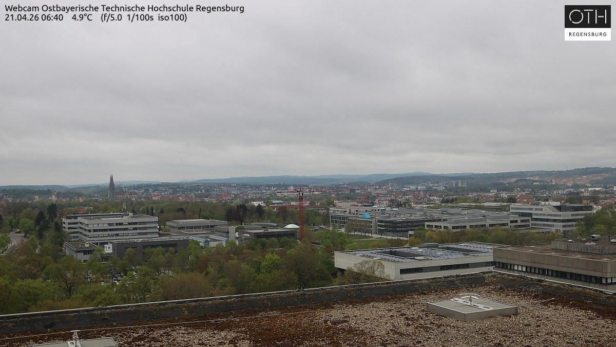 Archiv Foto Webcam Regensburg: Technische Hochschule