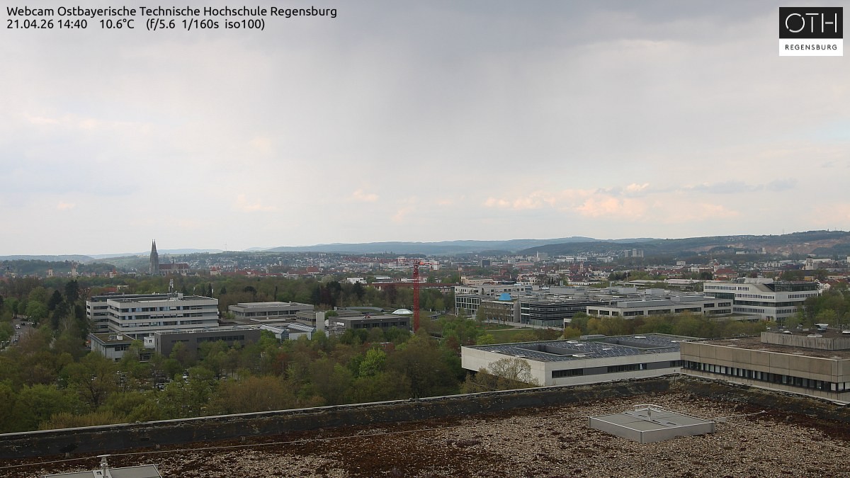Archiv Foto Webcam Regensburg: Technische Hochschule