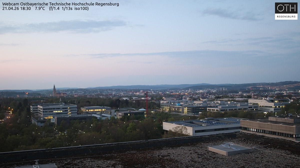 Archiv Foto Webcam Regensburg: Technische Hochschule