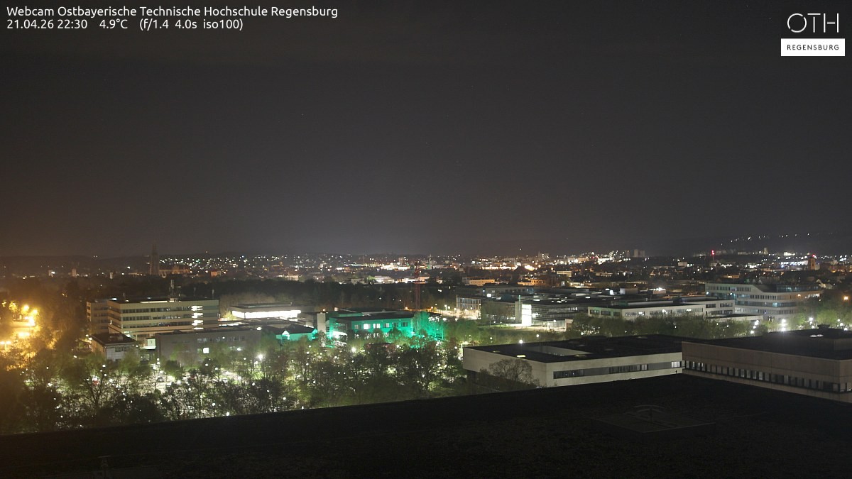 Archiv Foto Webcam Regensburg: Technische Hochschule