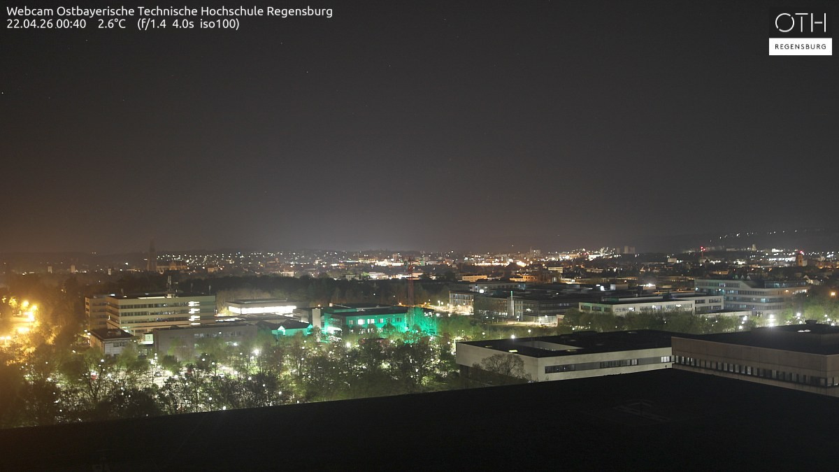 Archiv Foto Webcam Regensburg: Technische Hochschule