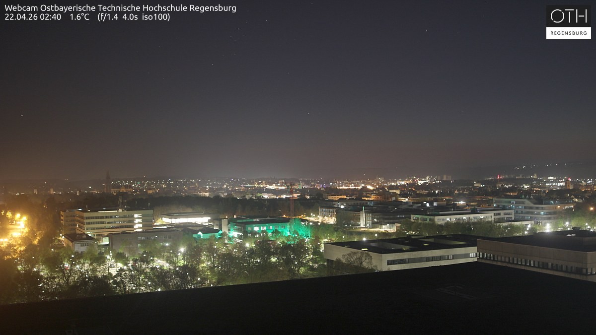 Archiv Foto Webcam Regensburg: Technische Hochschule