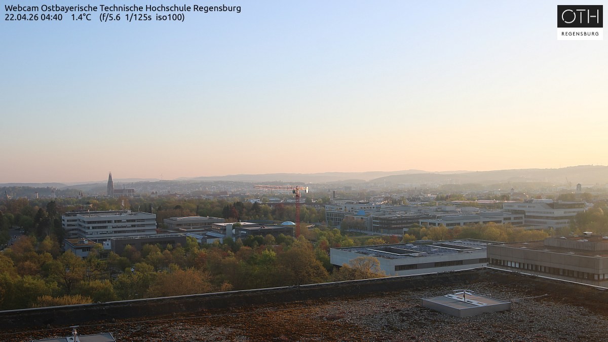 Archiv Foto Webcam Regensburg: Technische Hochschule