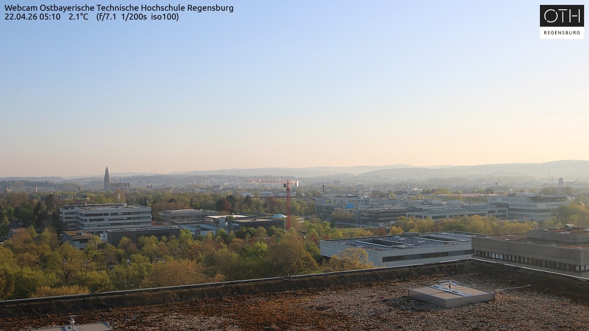 Archiv Foto Webcam Regensburg: Technische Hochschule