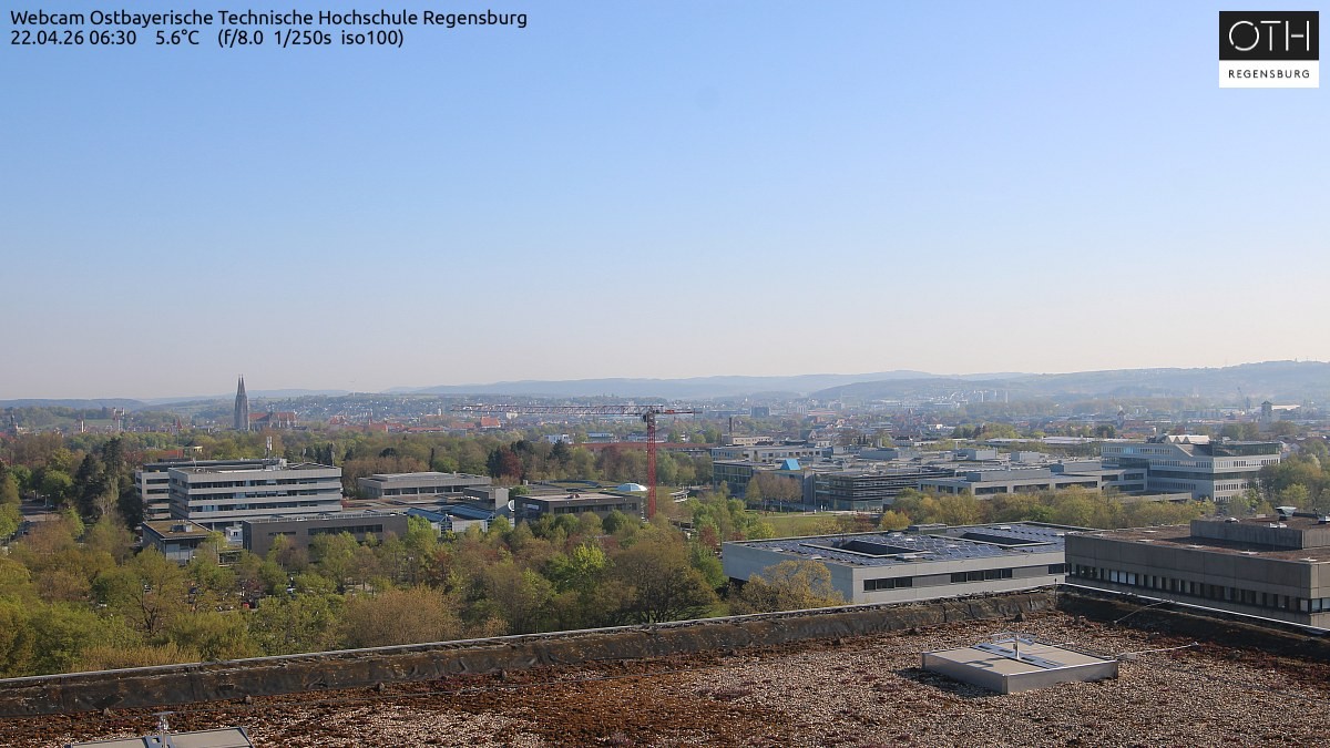Archiv Foto Webcam Regensburg: Technische Hochschule