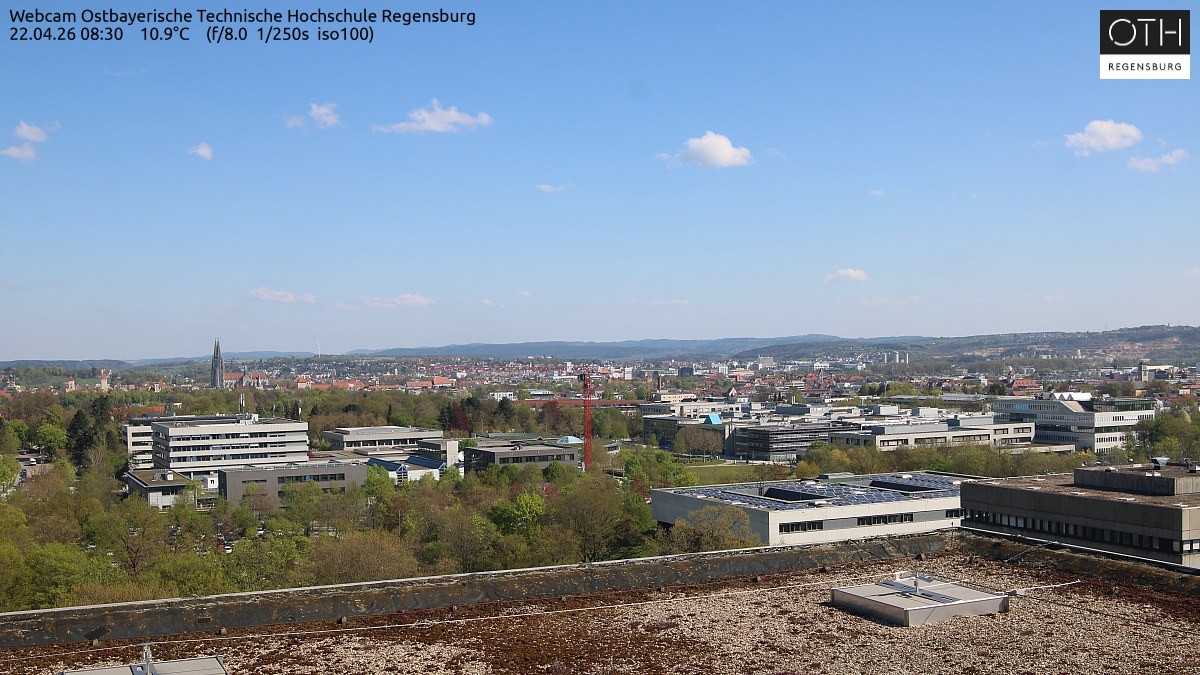 Archiv Foto Webcam Regensburg: Technische Hochschule