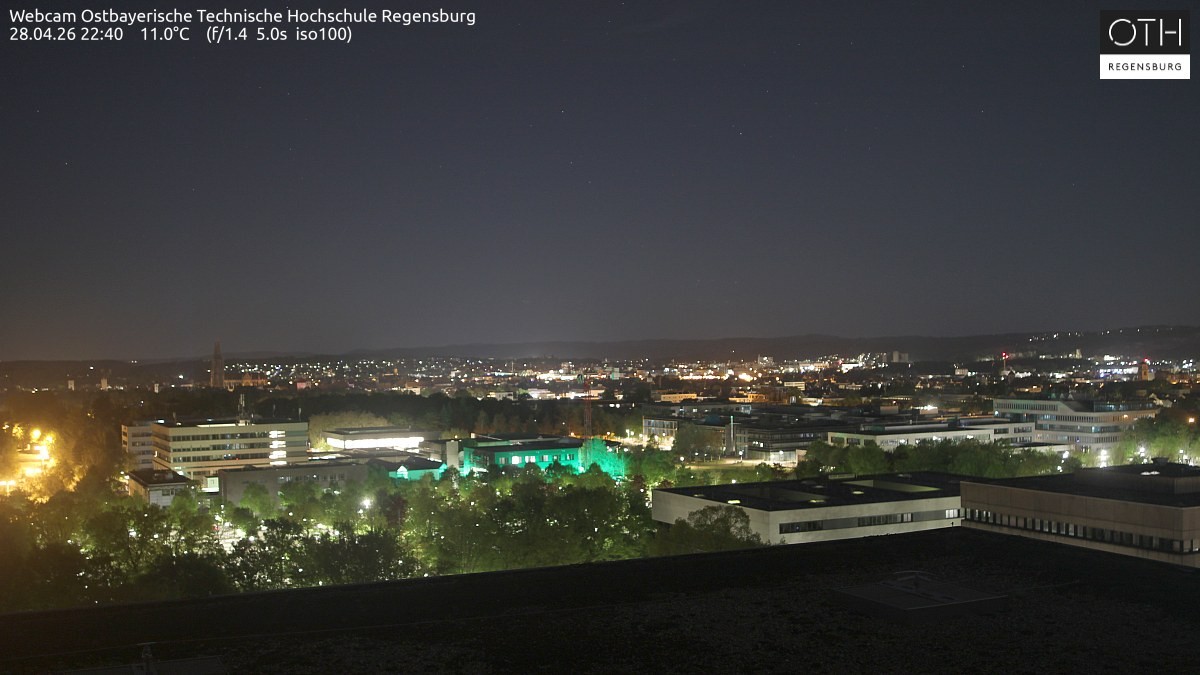 Archiv Foto Webcam Regensburg: Technische Hochschule