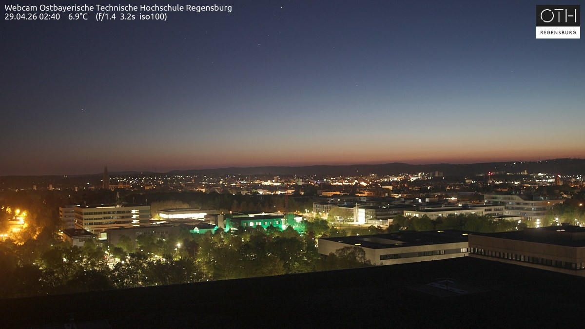 Archiv Foto Webcam Regensburg: Technische Hochschule
