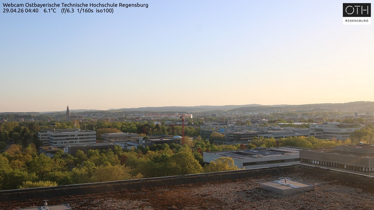 Archiv Foto Webcam Regensburg: Technische Hochschule