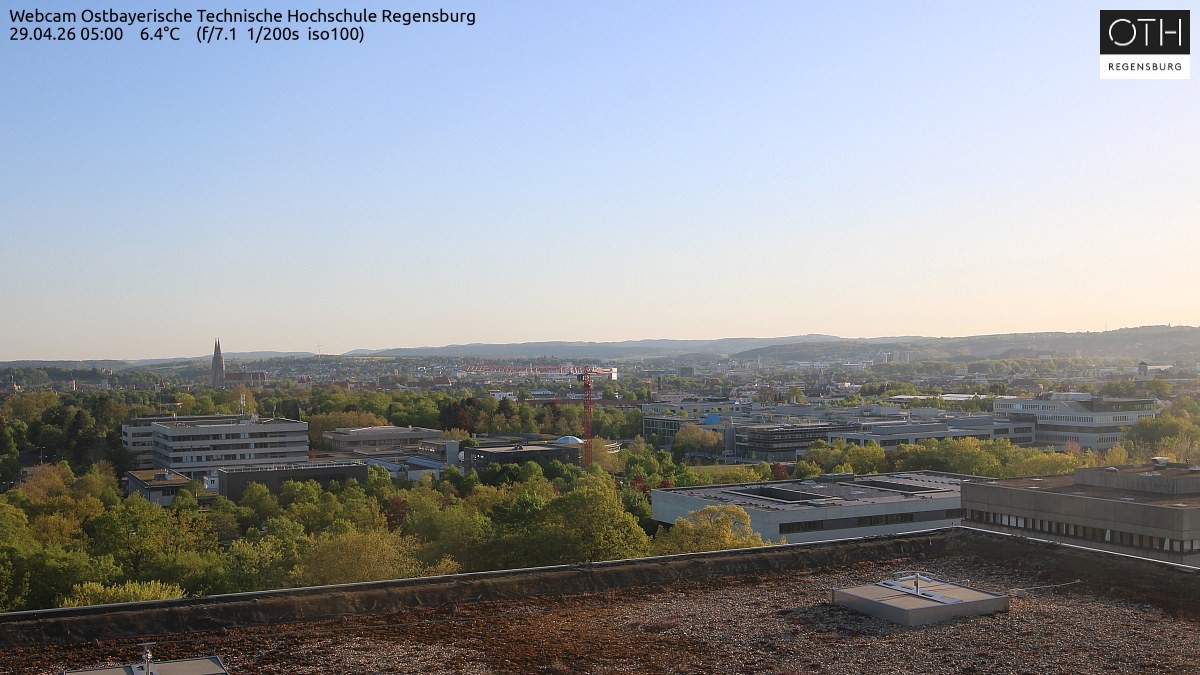 Archiv Foto Webcam Regensburg: Technische Hochschule