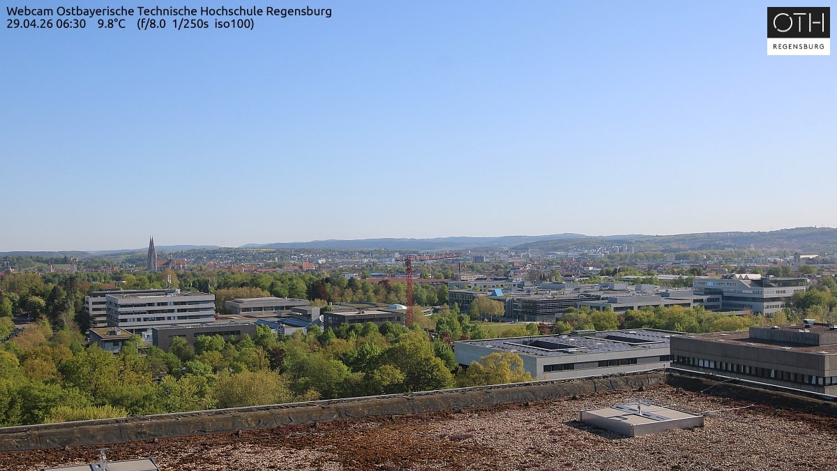 Archived image Regensburg - Webcam OTH