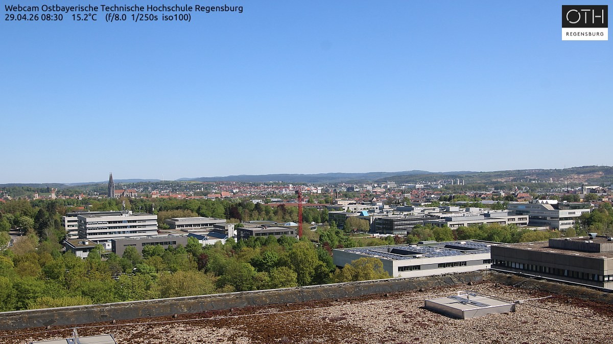 Archiv Foto Webcam Regensburg: Technische Hochschule