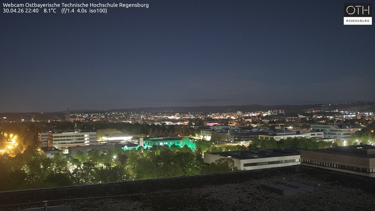 Archiv Foto Webcam Regensburg: Technische Hochschule