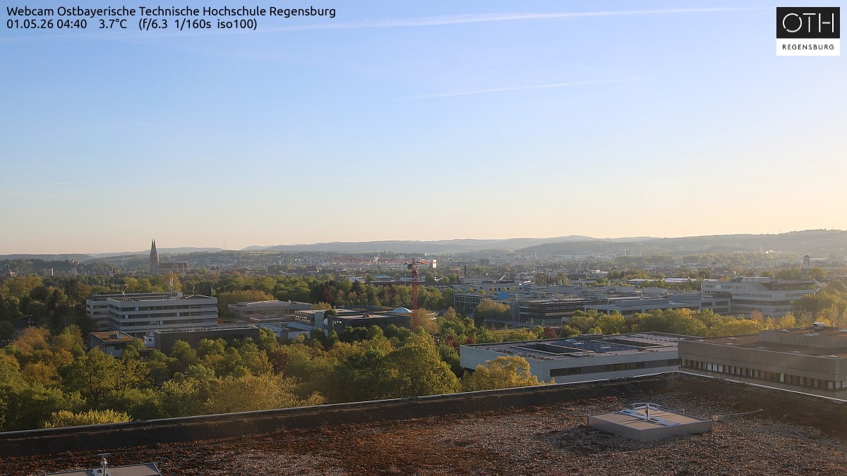 Archiv Foto Webcam Regensburg: Technische Hochschule