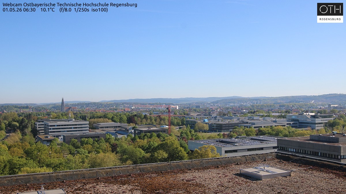 Archiv Foto Webcam Regensburg: Technische Hochschule