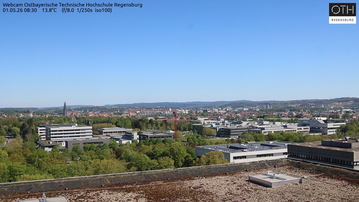 Archiv Foto Webcam Regensburg: Technische Hochschule