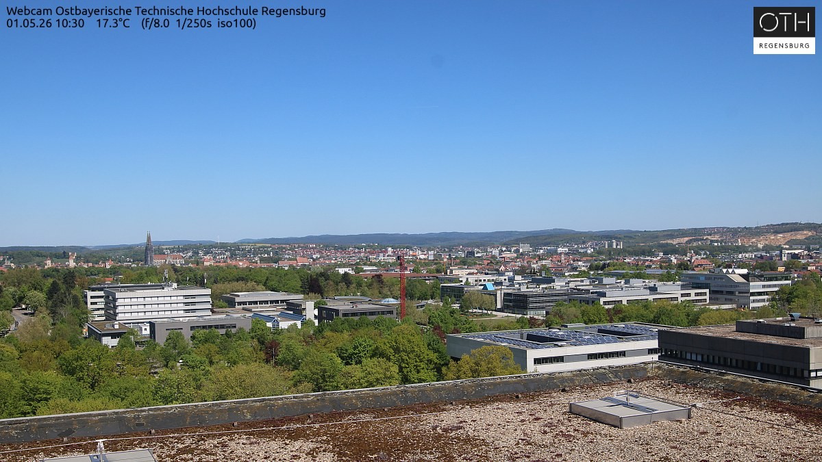 Archiv Foto Webcam Regensburg: Technische Hochschule