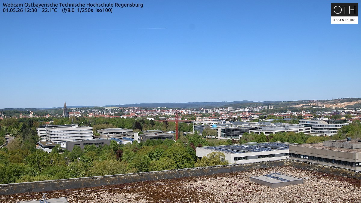 Archiv Foto Webcam Regensburg: Technische Hochschule