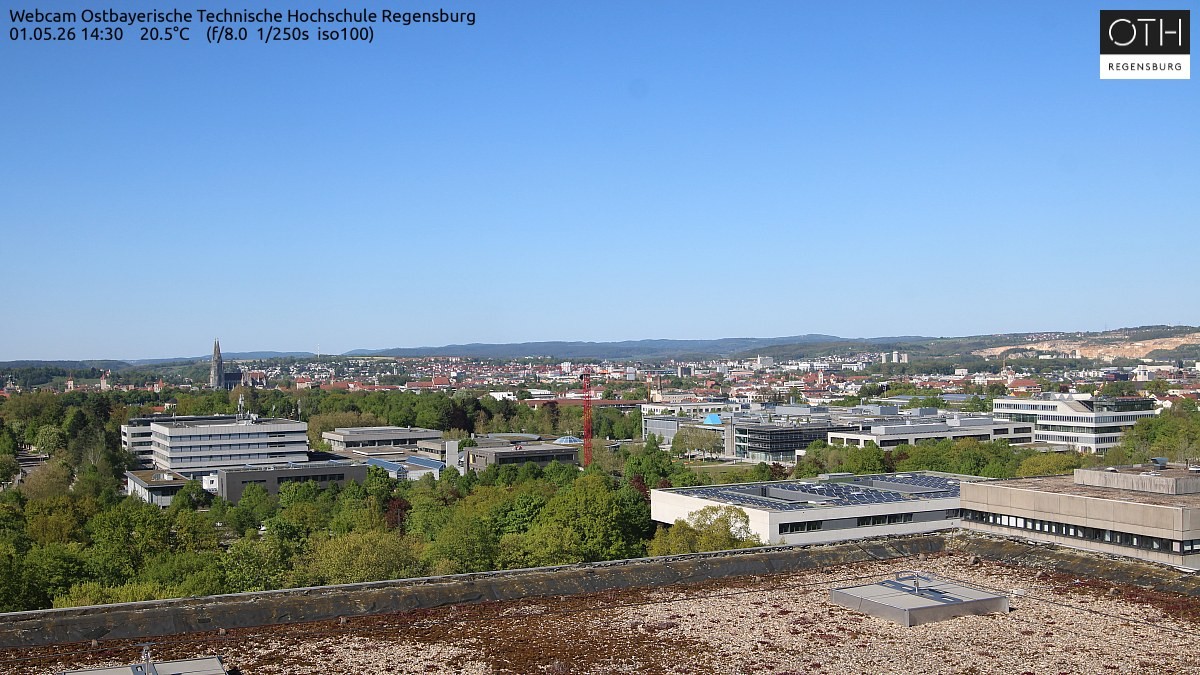 Archiv Foto Webcam Regensburg: Technische Hochschule