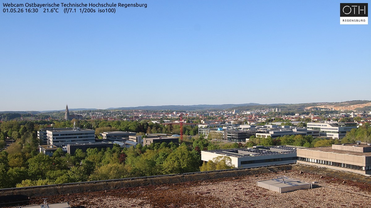 Archiv Foto Webcam Regensburg: Technische Hochschule