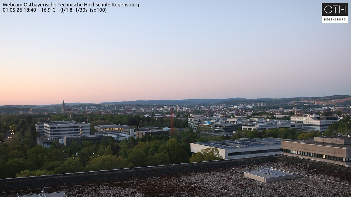 Archiv Foto Webcam Regensburg: Technische Hochschule