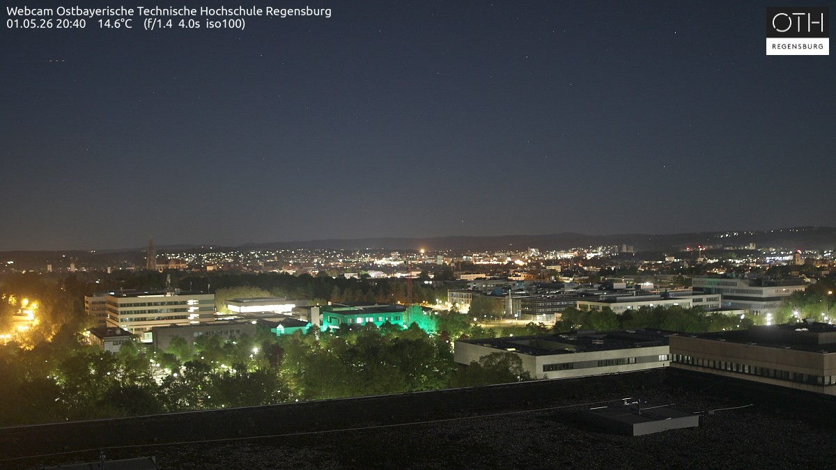 Archiv Foto Webcam Regensburg: Technische Hochschule