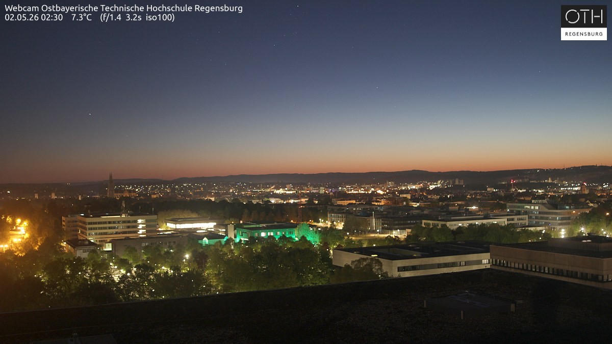 Archiv Foto Webcam Regensburg: Technische Hochschule
