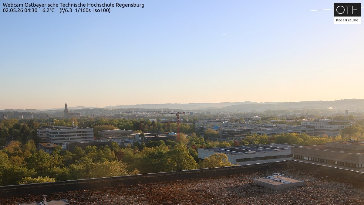 Archiv Foto Webcam Regensburg: Technische Hochschule