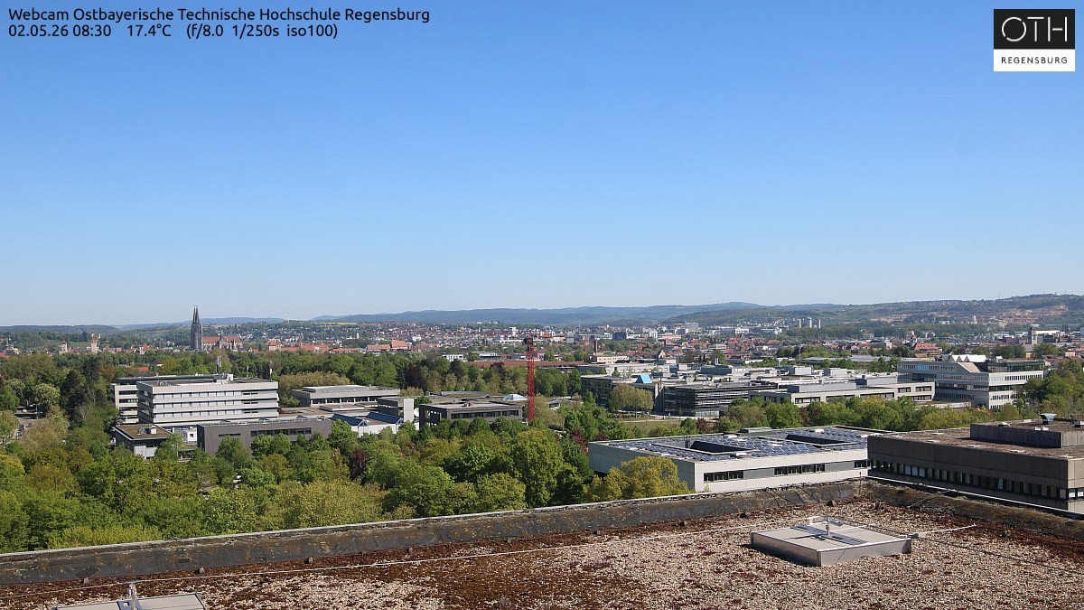 Archiv Foto Webcam Regensburg: Technische Hochschule