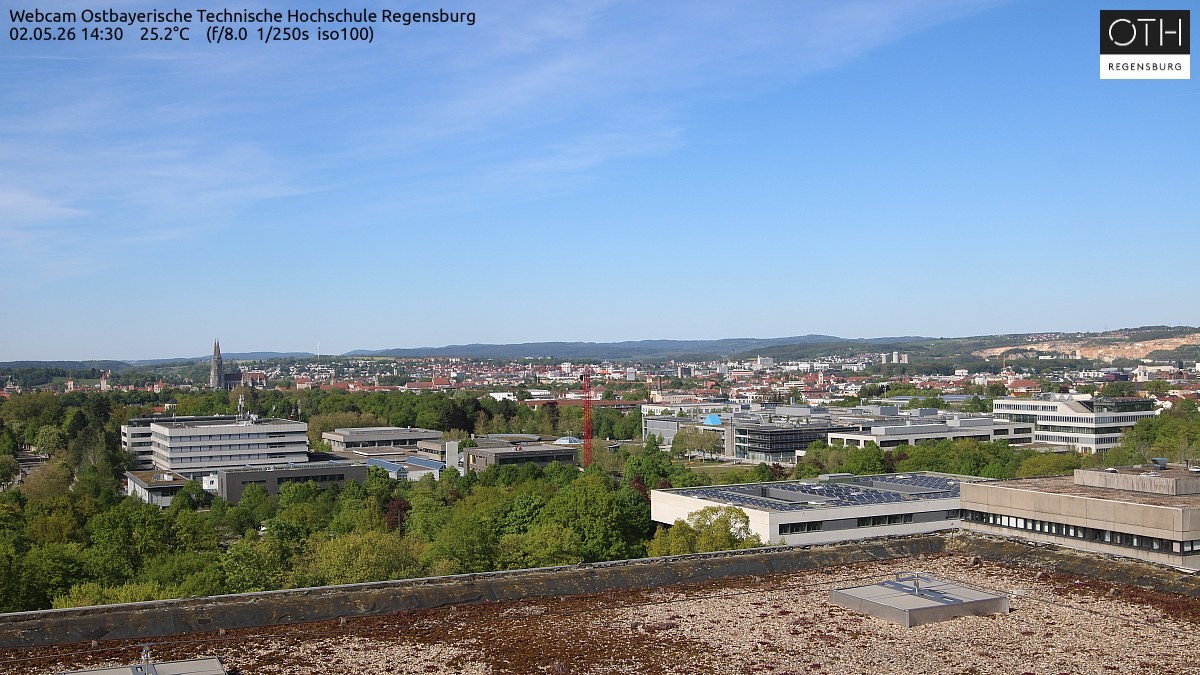 Archived image Regensburg - Webcam OTH