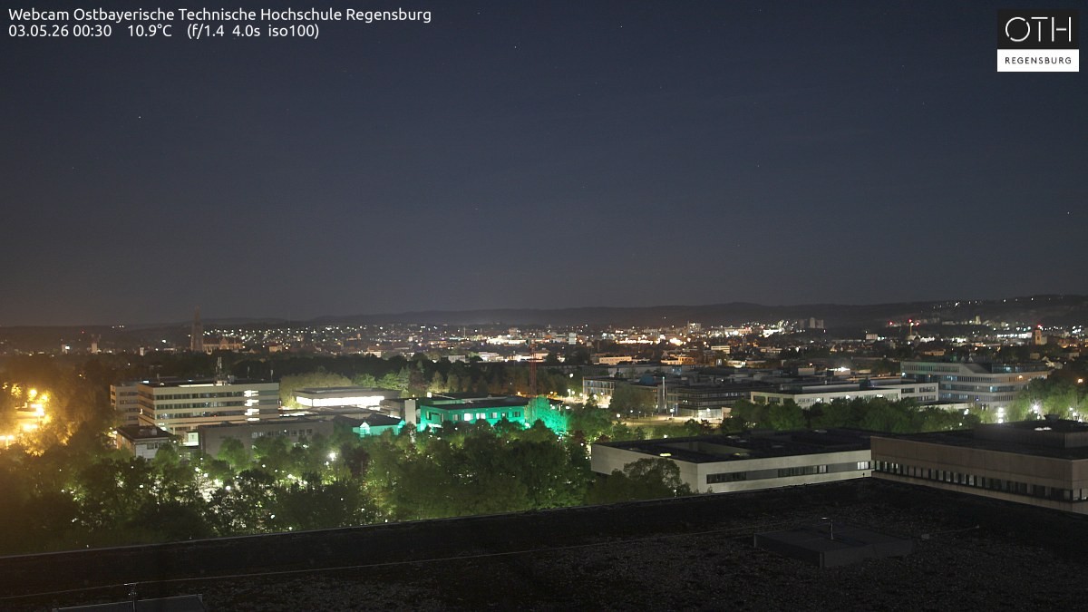 Archiv Foto Webcam Regensburg: Technische Hochschule