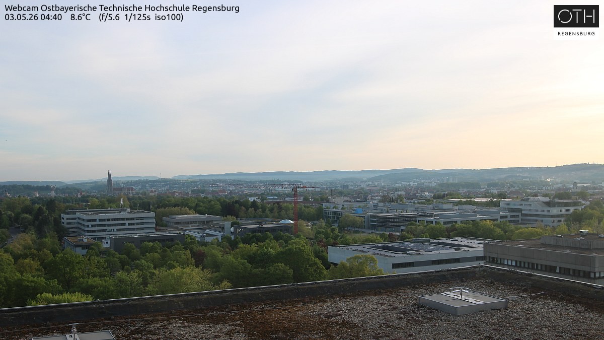 Archiv Foto Webcam Regensburg: Technische Hochschule