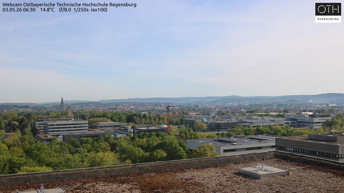 Archiv Foto Webcam Regensburg: Technische Hochschule