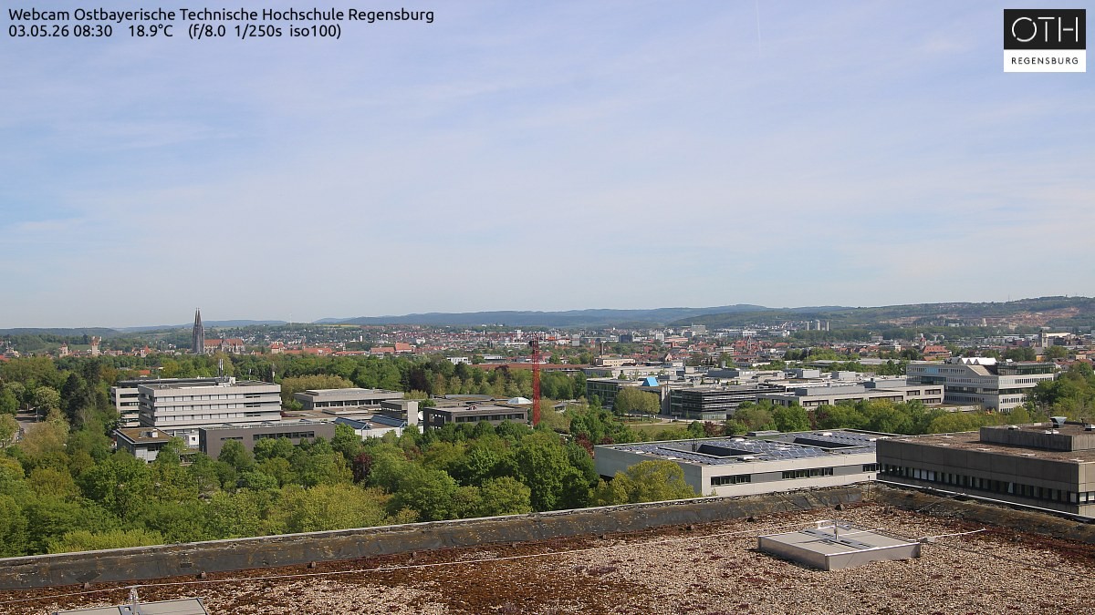 Archiv Foto Webcam Regensburg: Technische Hochschule