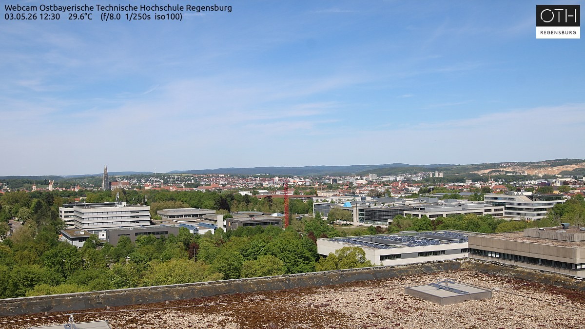 Archiv Foto Webcam Regensburg: Technische Hochschule