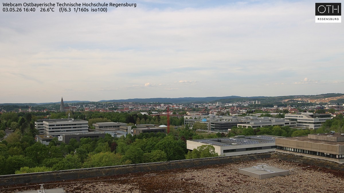 Archiv Foto Webcam Regensburg: Technische Hochschule
