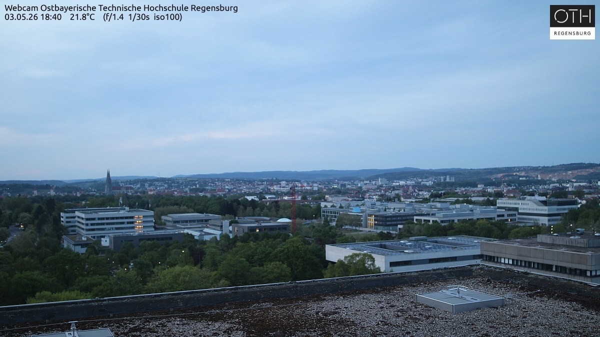 Archiv Foto Webcam Regensburg: Technische Hochschule