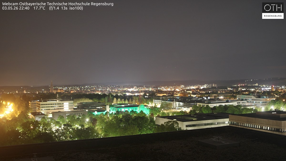 Archiv Foto Webcam Regensburg: Technische Hochschule