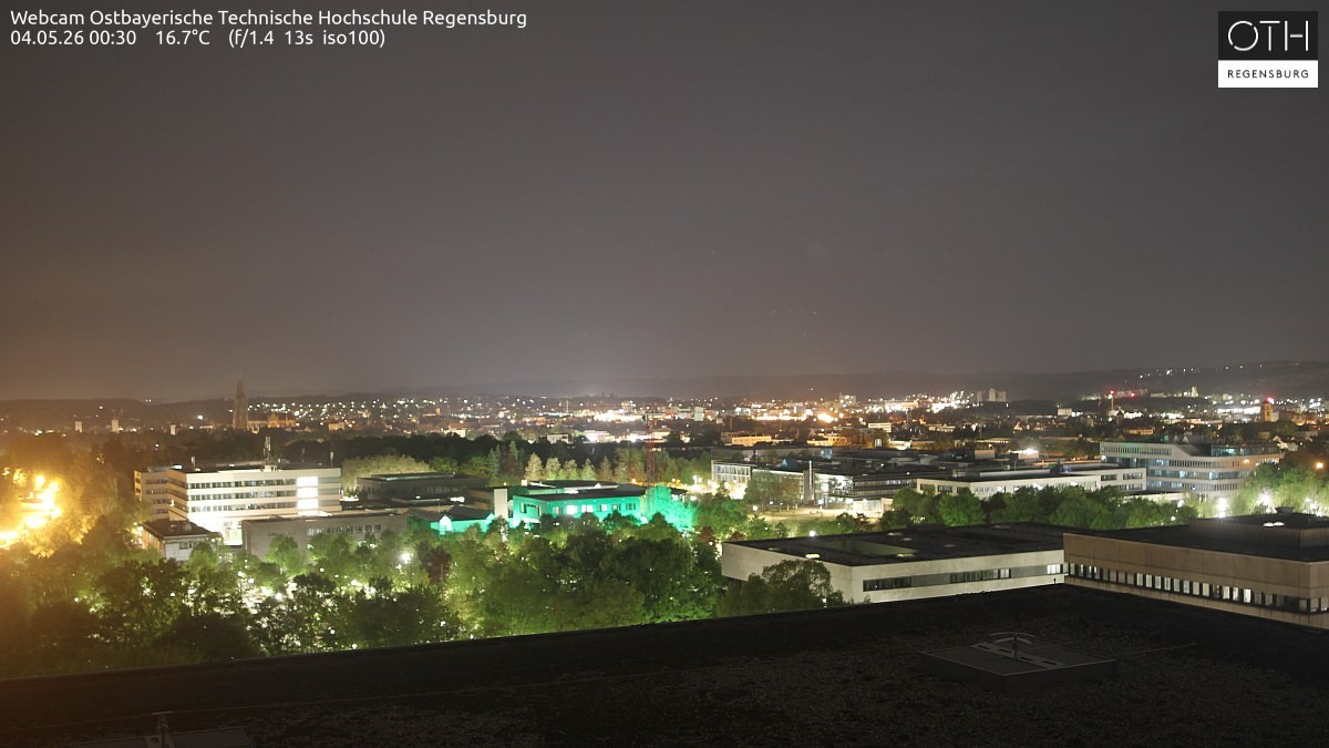 Archiv Foto Webcam Regensburg: Technische Hochschule