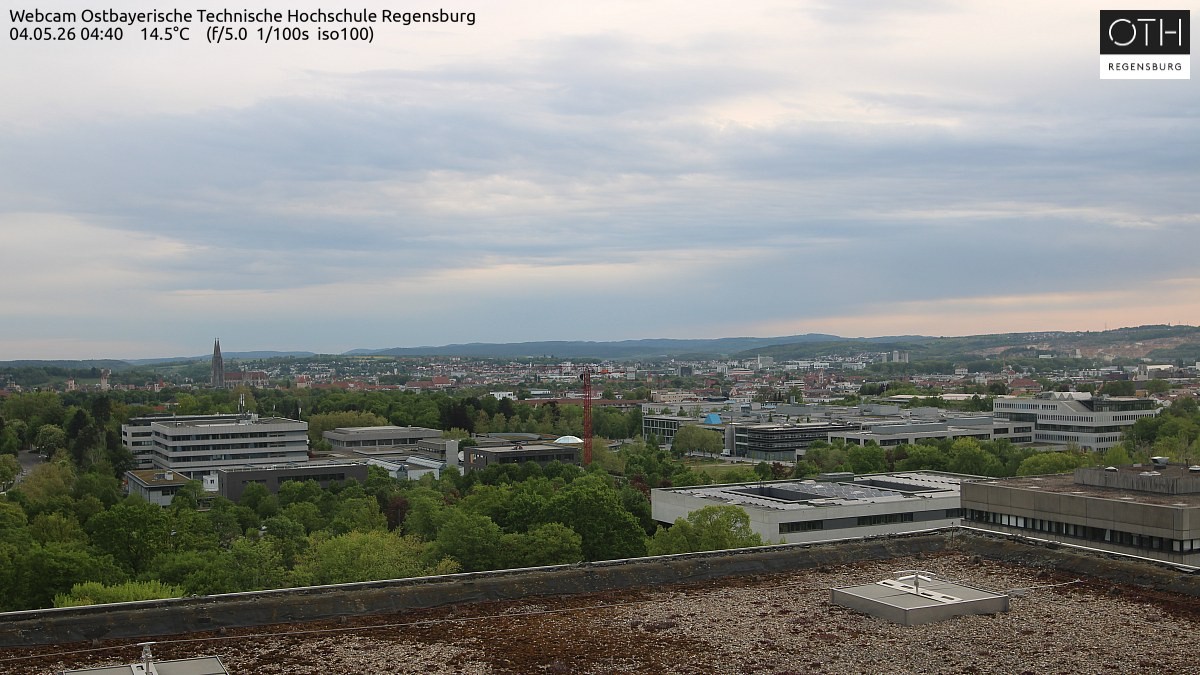 Archiv Foto Webcam Regensburg: Technische Hochschule