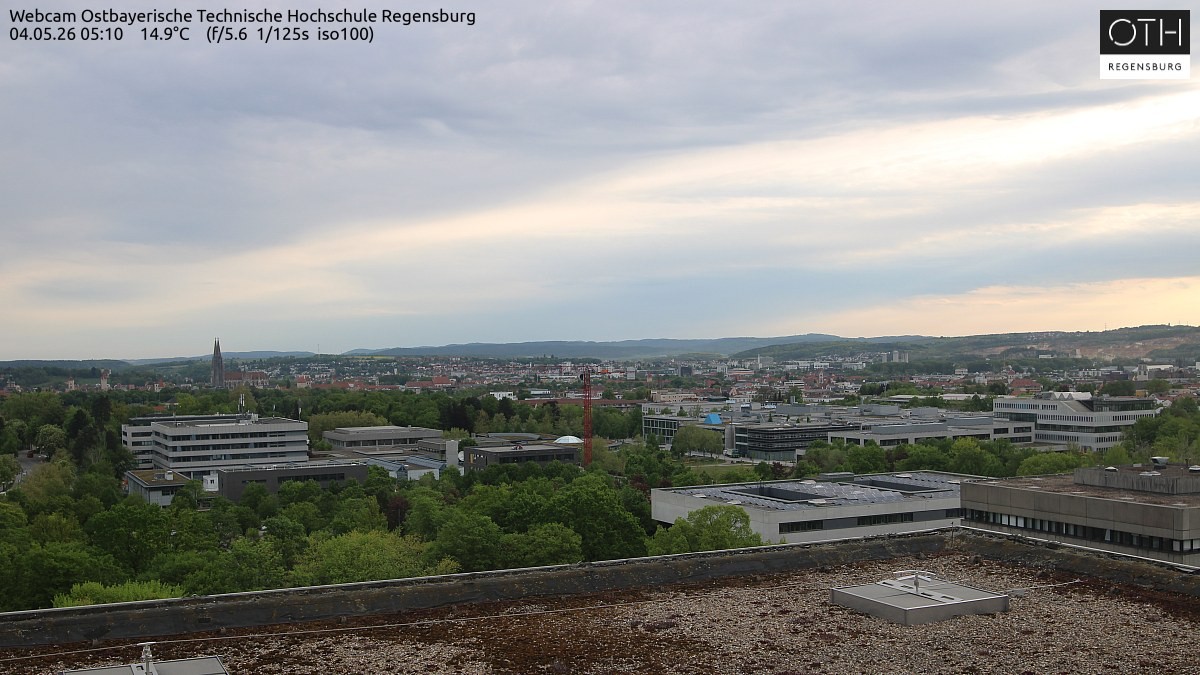 Archiv Foto Webcam Regensburg: Technische Hochschule