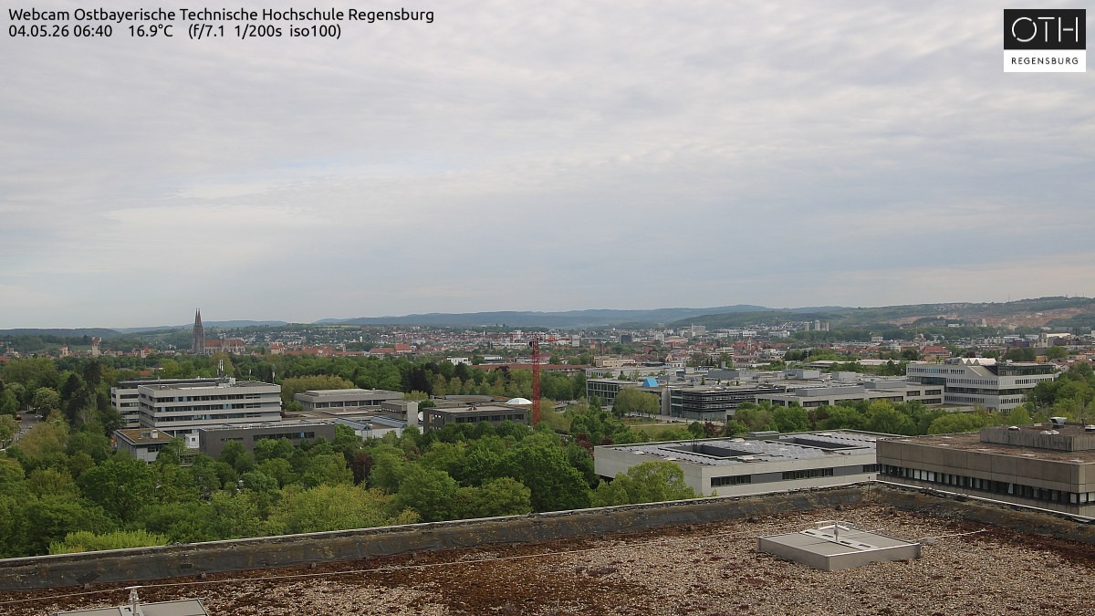 Archiv Foto Webcam Regensburg: Technische Hochschule