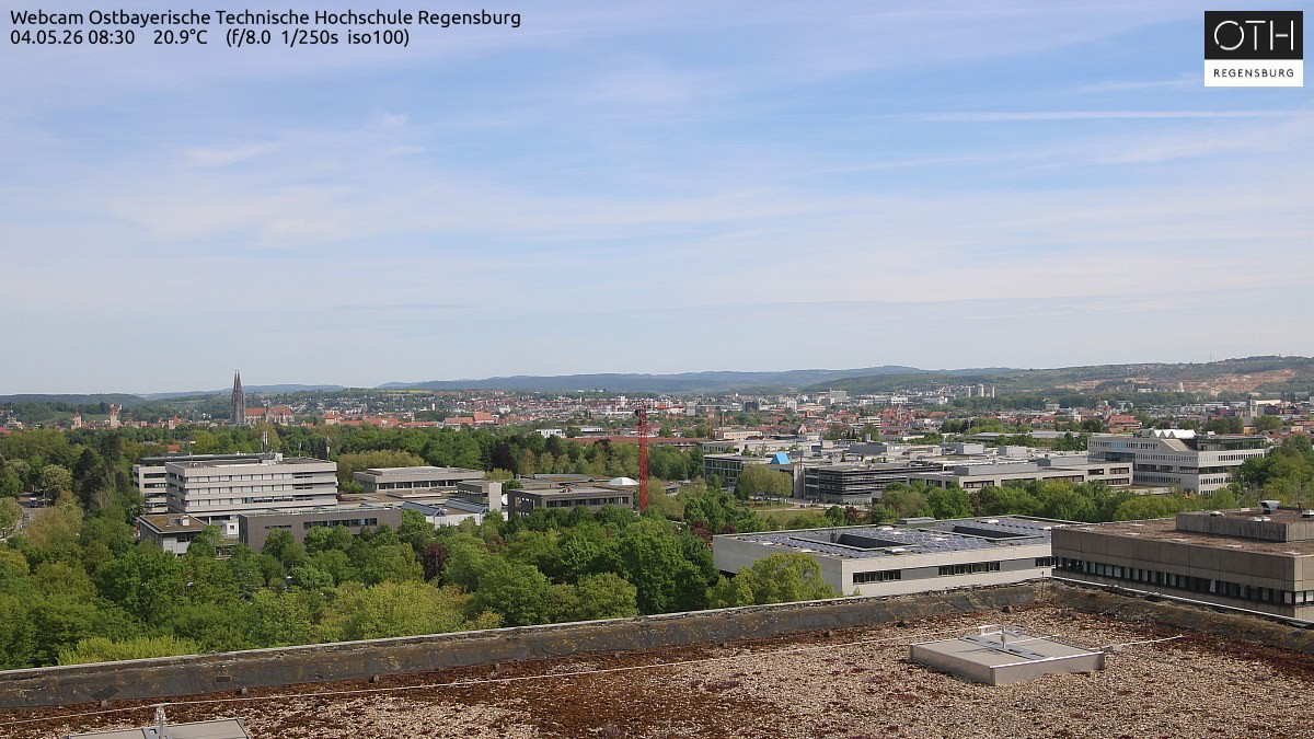 Archiv Foto Webcam Regensburg: Technische Hochschule